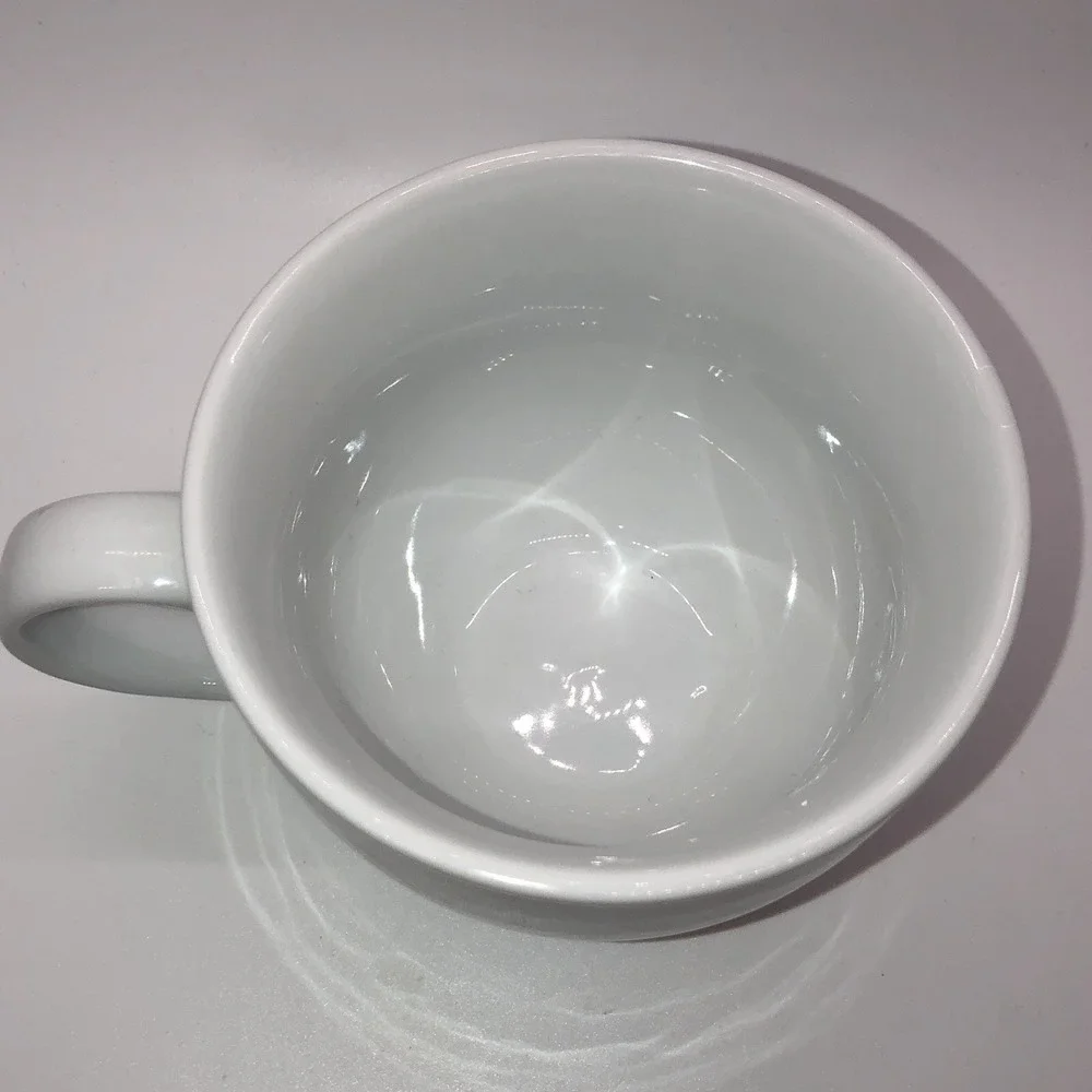 Pottery Barn Great White Large Oversized Jumbo Mug 4" x 5" - Picture 3 of 5